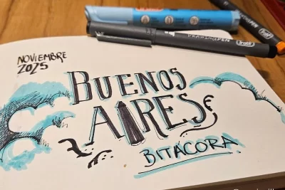 Buenos Aires en acuarelas: 5 días, un sketchbook y una ciudad que se deja retratar