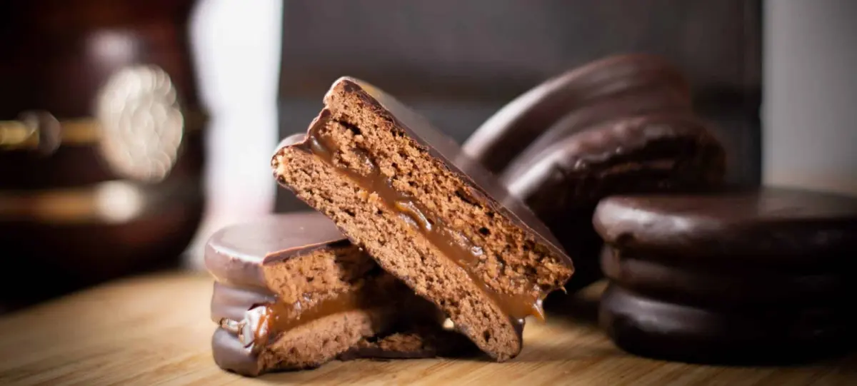 Alfajores de chocolate argentinos