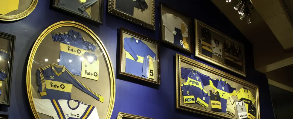Recorrido interactivo del museo del club Boca Juniors
